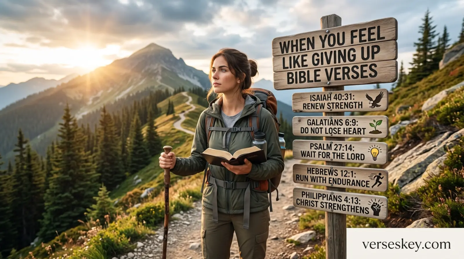 When You Feel Like Giving Up Bible Verses