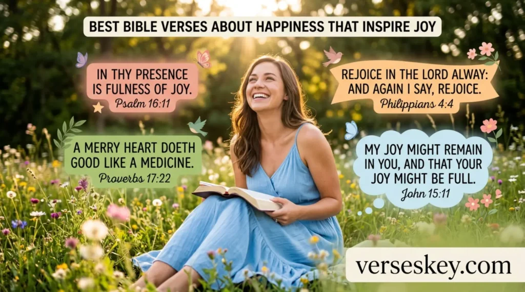 Best Bible Verses About Happiness That Inspire Joy