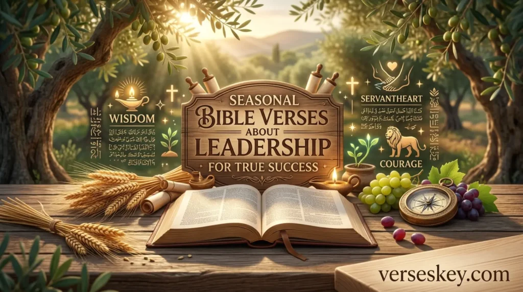Seasonal Bible Verses About Leadership for True Success