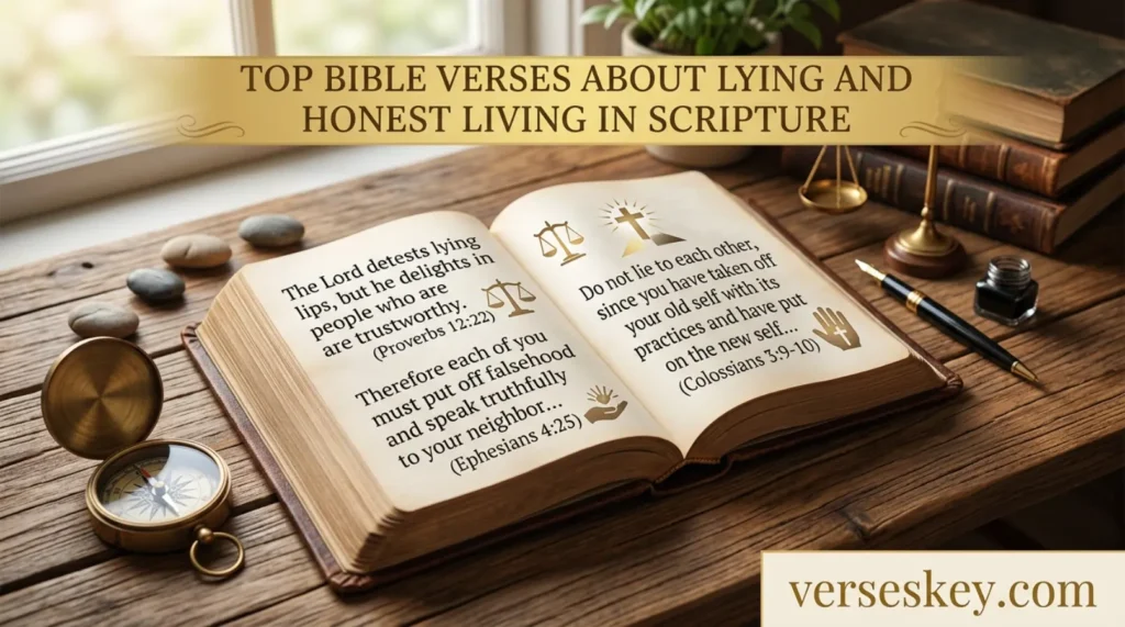 Top Bible Verses About Lying and Honest Living in Scripture