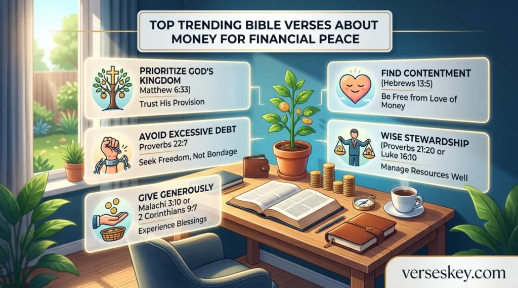 Top Trending Bible Verses About Money for Financial Peace