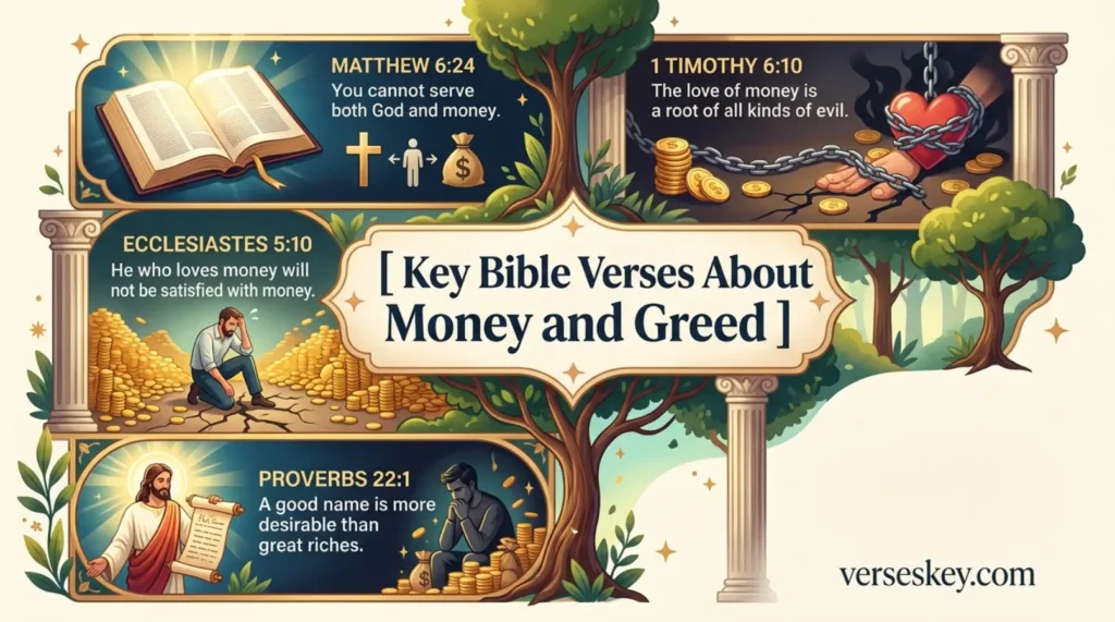 Key Bible Verses About Money and Greed