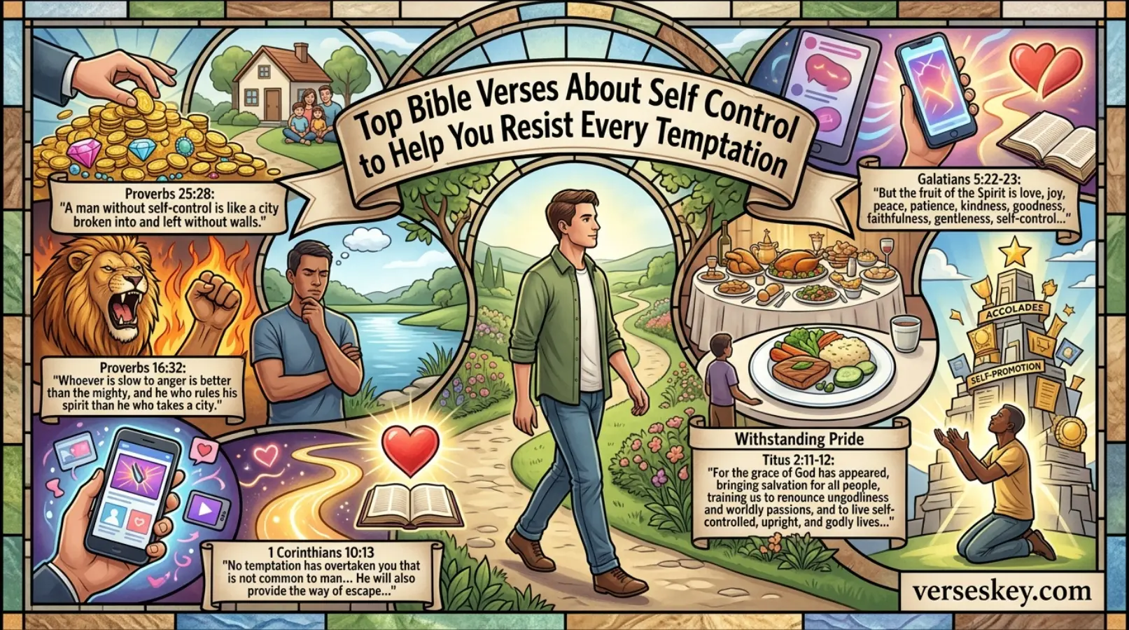 Top Bible Verses About Self Control to Help You Resist Every Temptation