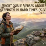 Short Bible Verses About Strength in Hard Times (KJV)