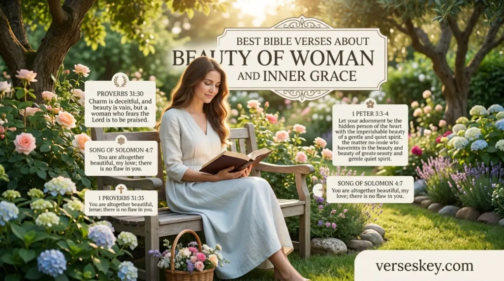 Best Bible Verses About Beauty of Woman and Inner Grace