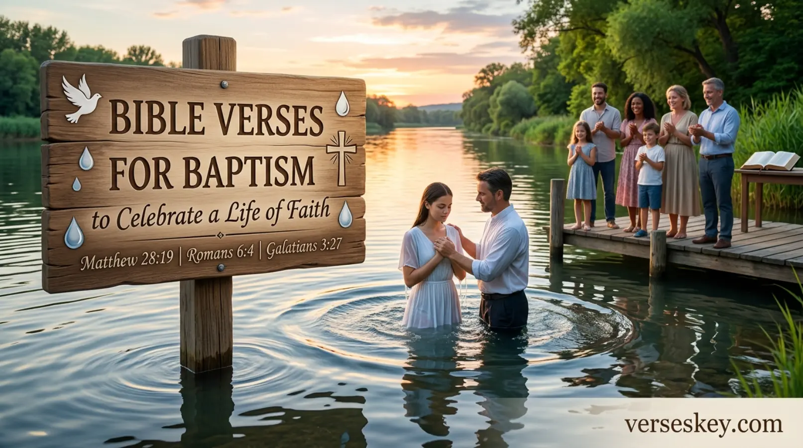 Bible Verses for Baptism to Celebrate a Life of Faith
