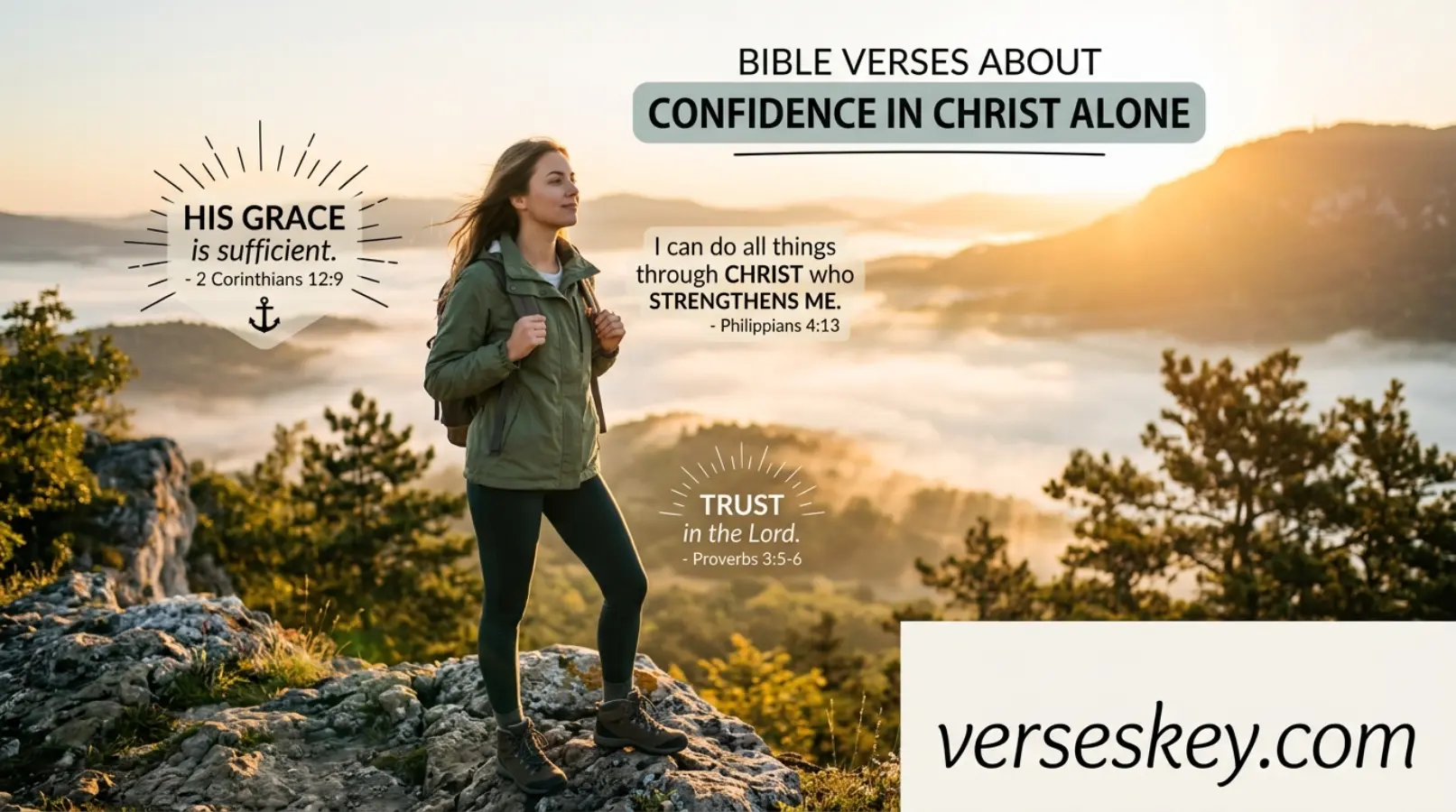 Bible Verses About Confidence in Christ Alone