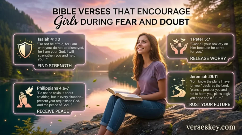 Bible Verses That Encourage Girls During Fear