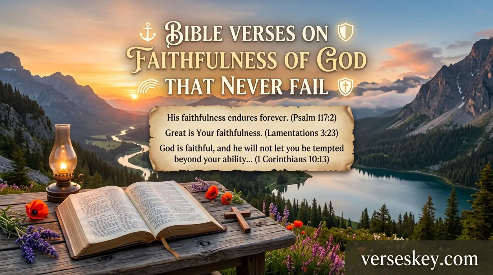 Bible Verses on Faithfulness of God That Never Fail
