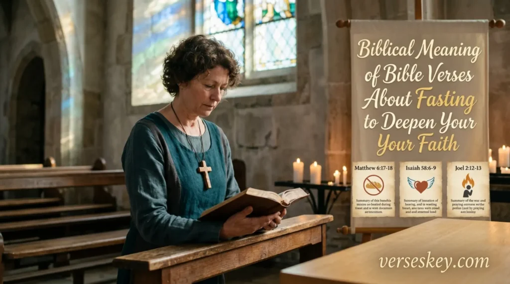 Biblical Meaning of Bible Verses About Fasting