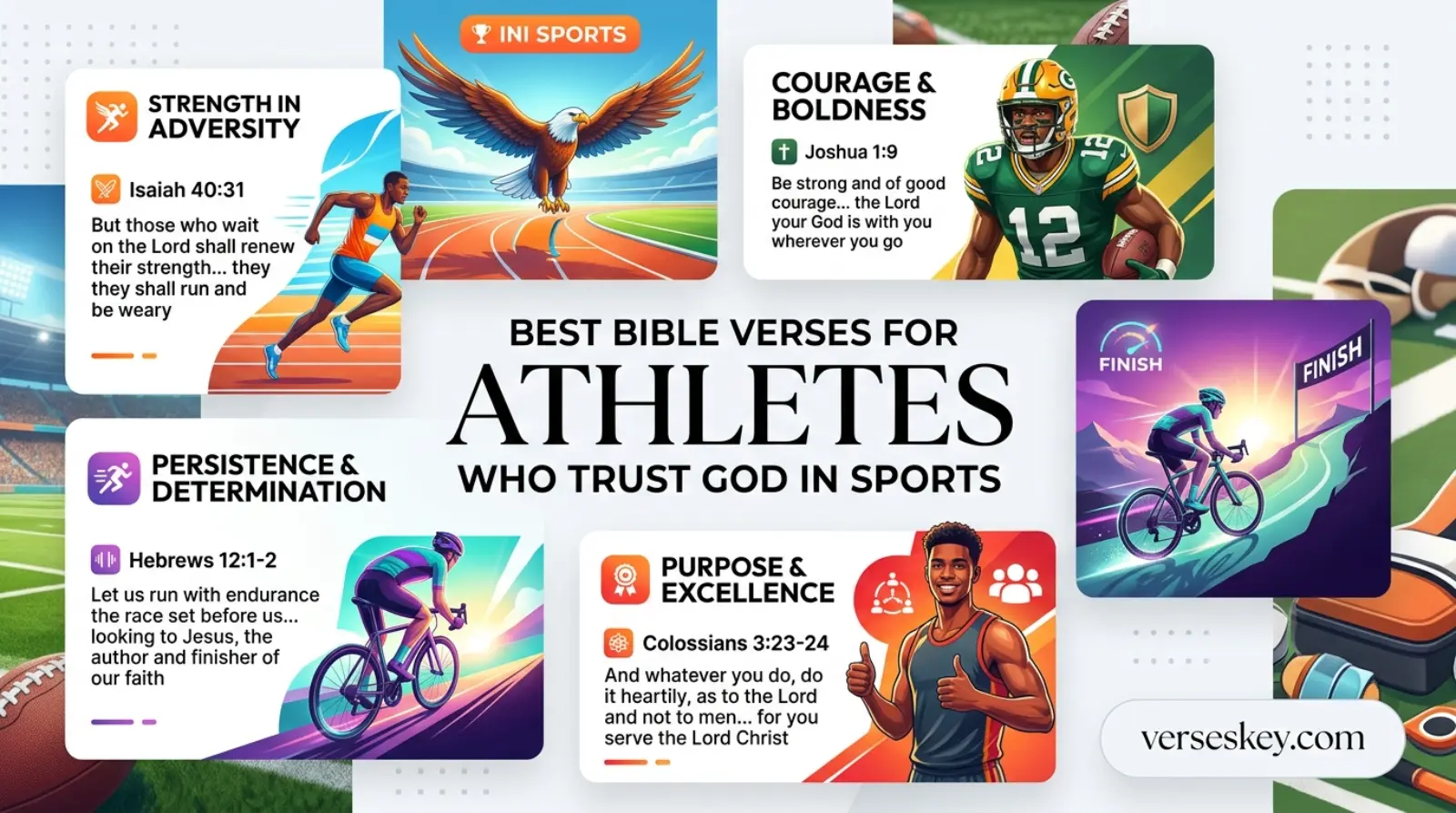 Best Bible Verses for Athletes Who Trust God in Sports