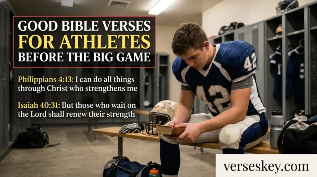 Good Bible Verses for Athletes Before the Game