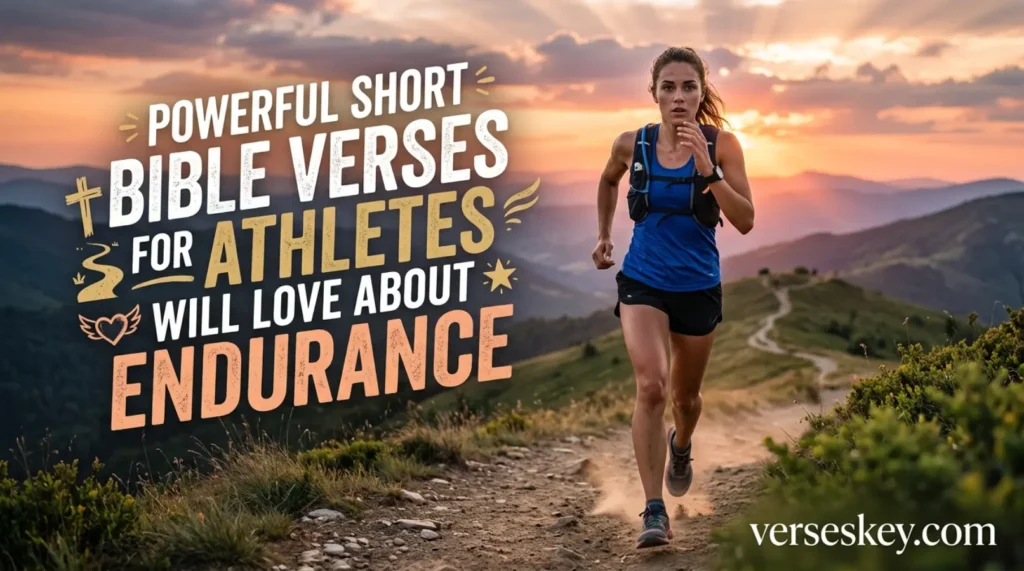 Powerful Short Bible Verses For Athletes Will Love About Endurance