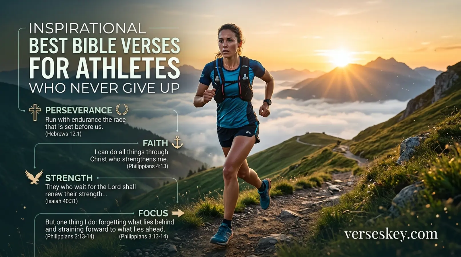 Inspirational Best Bible Verses for Athletes Who Never Give Up