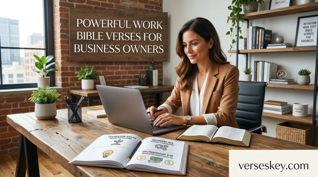 Powerful Work Bible Verses for Business Owners