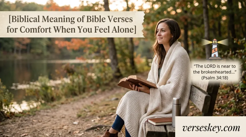 Biblical Meaning of Bible Verses for Comfort When You Feel Alone