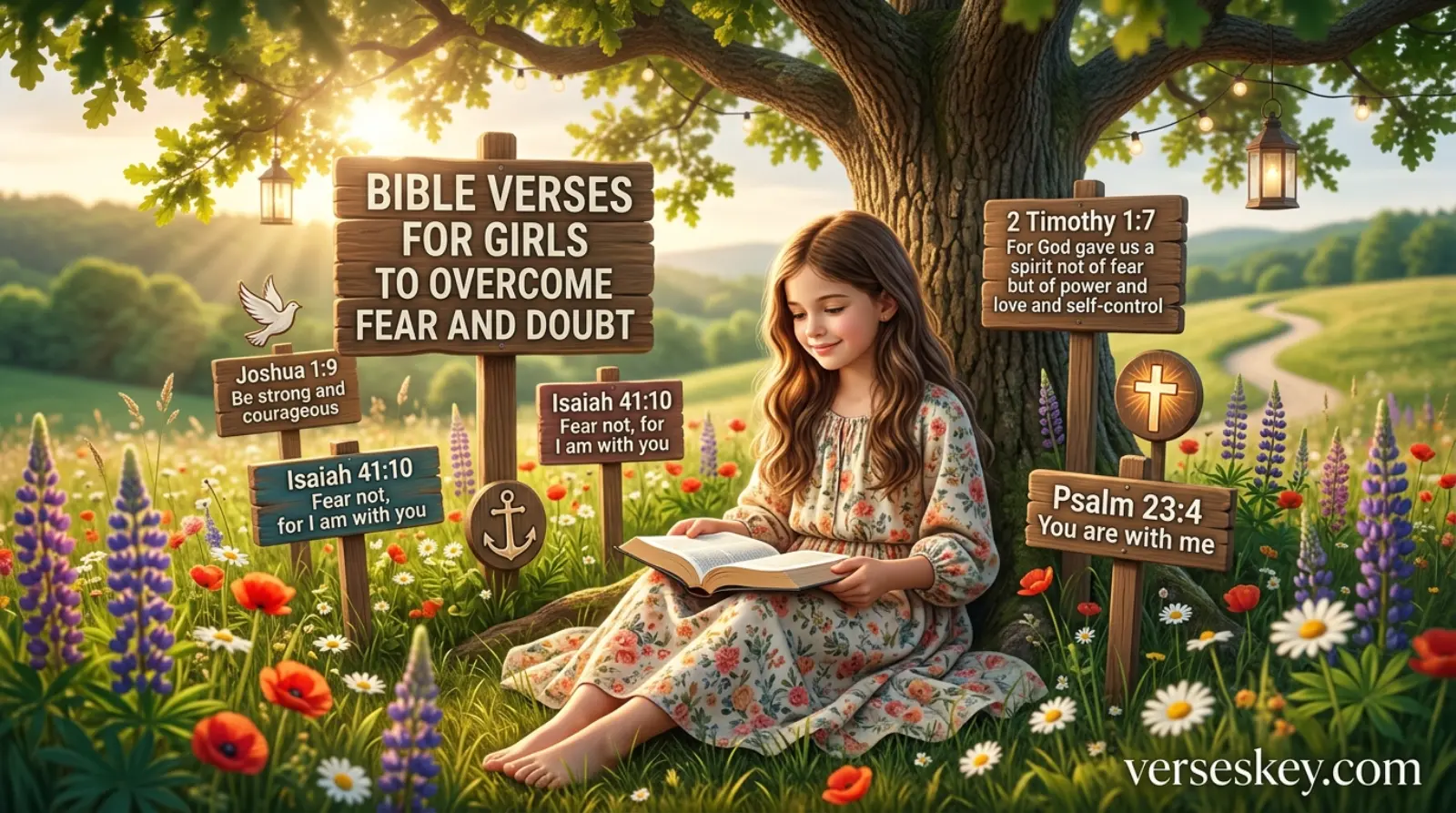 Bible Verses for Girls to Overcome Fear and Doubt
