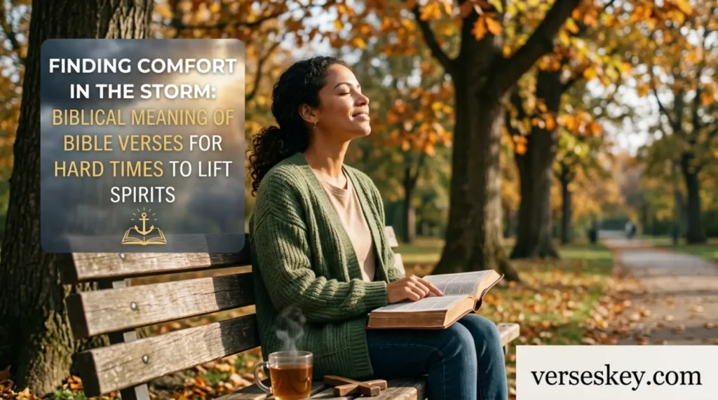 Biblical Meaning of Bible Verses for Hard Times to Lift Spirits