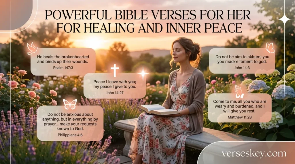 Powerful Bible Verses for Her for Healing and Inner Peace
