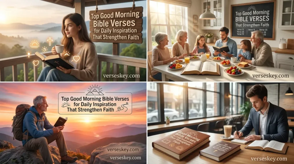 Top Good Morning Bible Verses for Daily Inspiration That Strengthen Faith