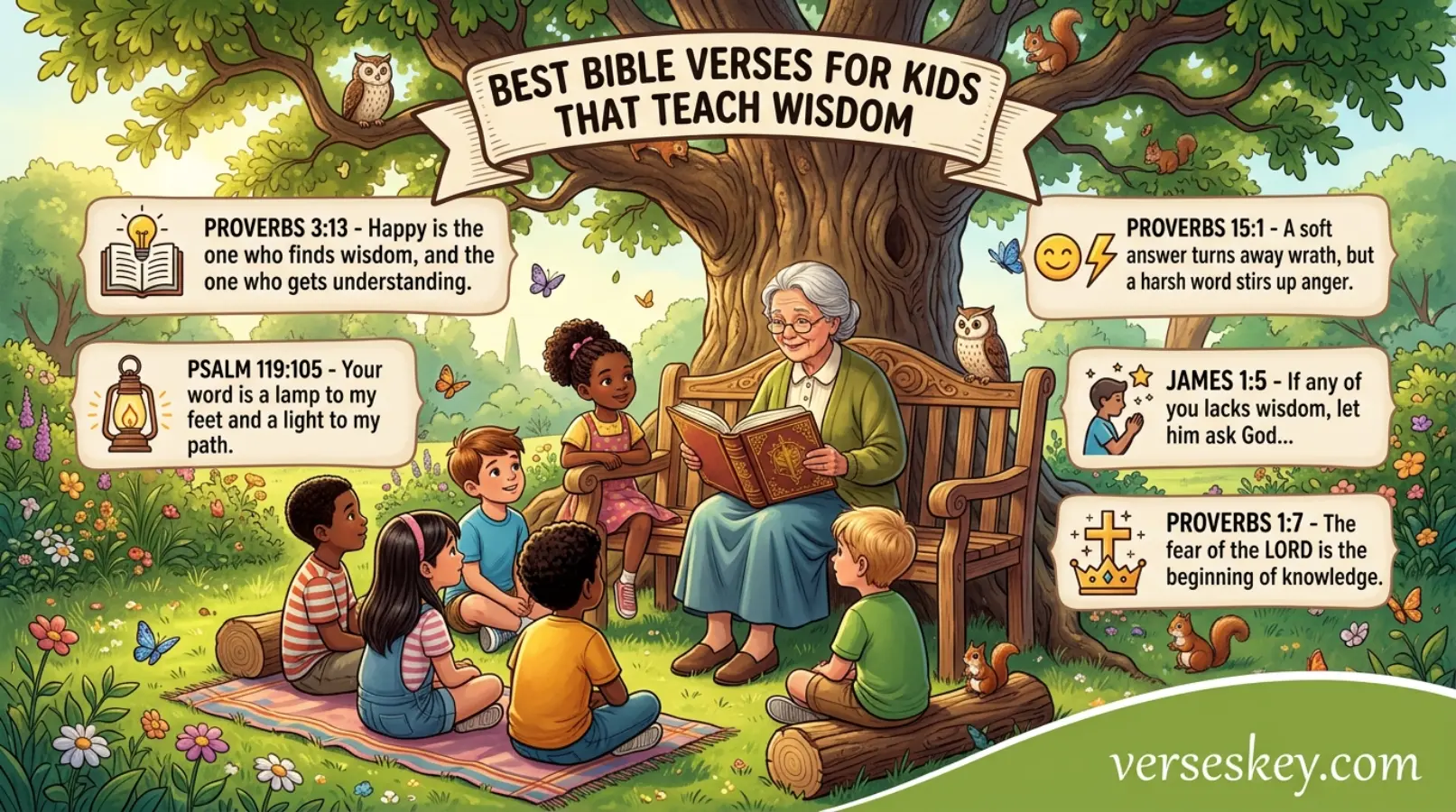 Best Bible Verses for Kids That Teach Wisdom