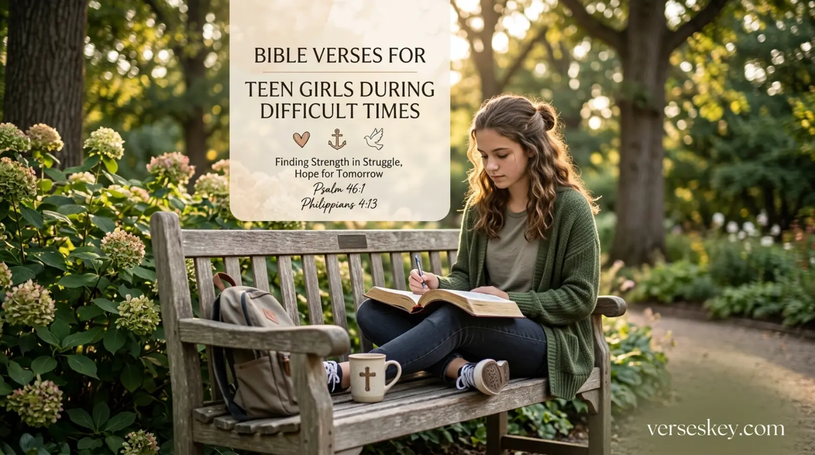 Bible Verses for Teen Girls During Difficult Times