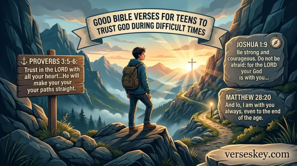 Good Bible Verses for Teens to Trust God During Difficult Times