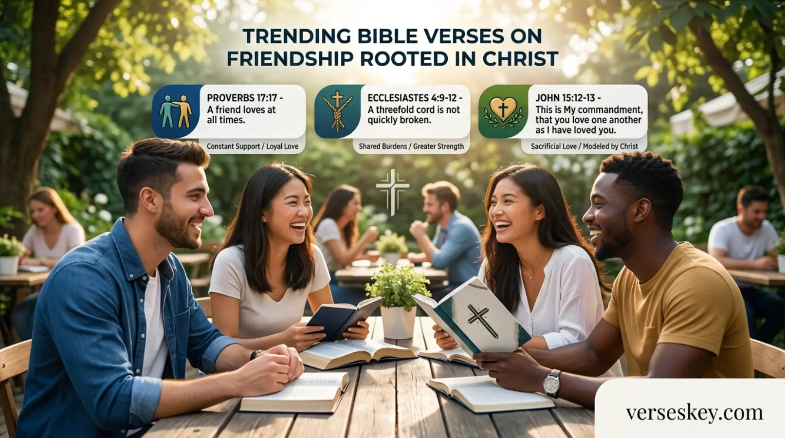 Trending Bible Verses on Friendship Rooted in Christ