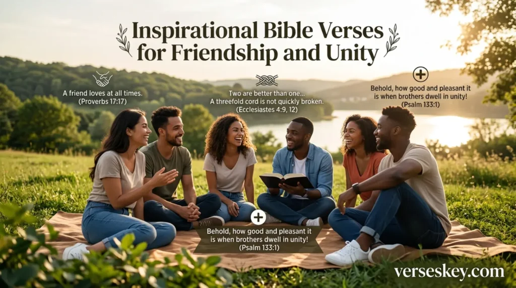 Inspirational Bible Verses for Friendship and Unity