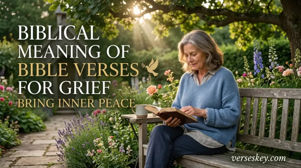 Biblical Meaning of Bible Verses for Grief Bring Inner Peace