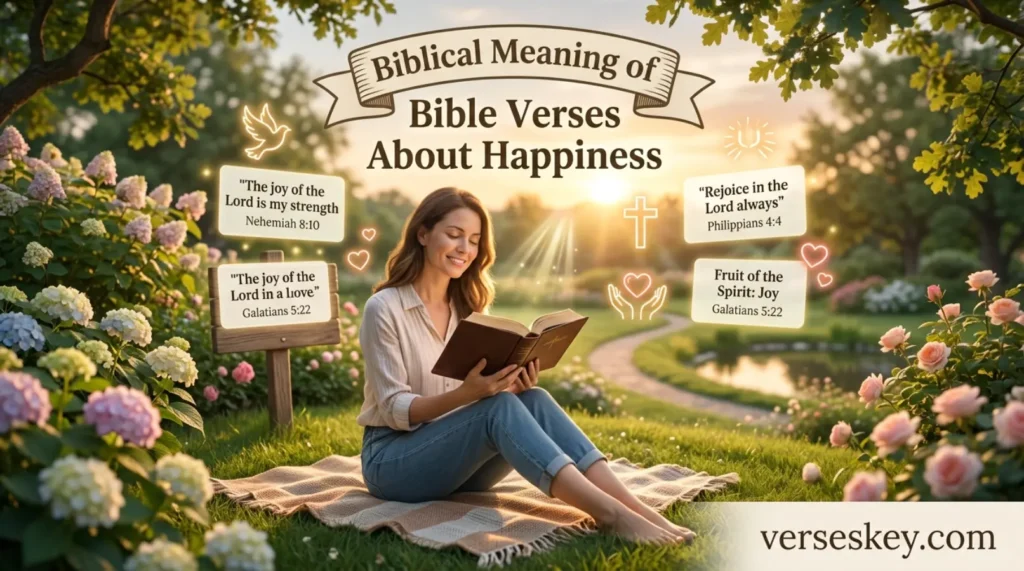 Biblical Meaning of Bible Verses About Happiness