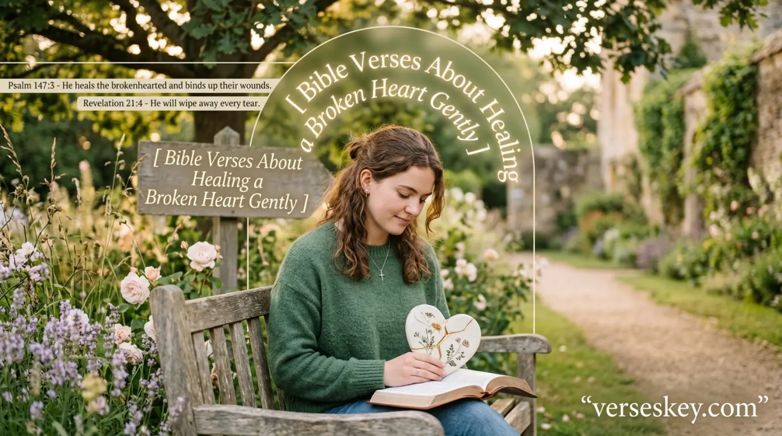 Bible Verses About Healing a Broken Heart Gently