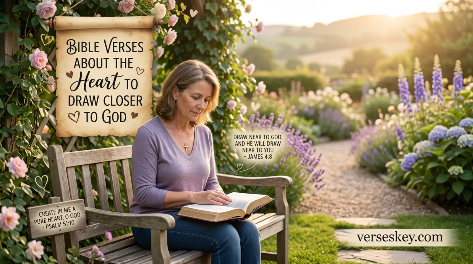 Bible Verses About the Heart to Draw Closer to God