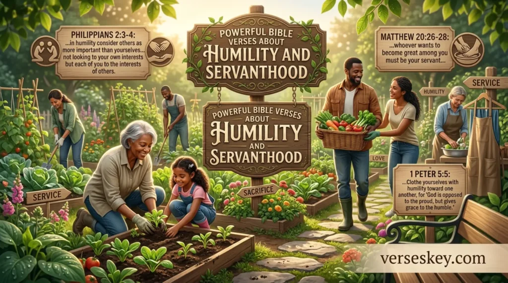 Powerful Bible Verses About Humility and Servanthood