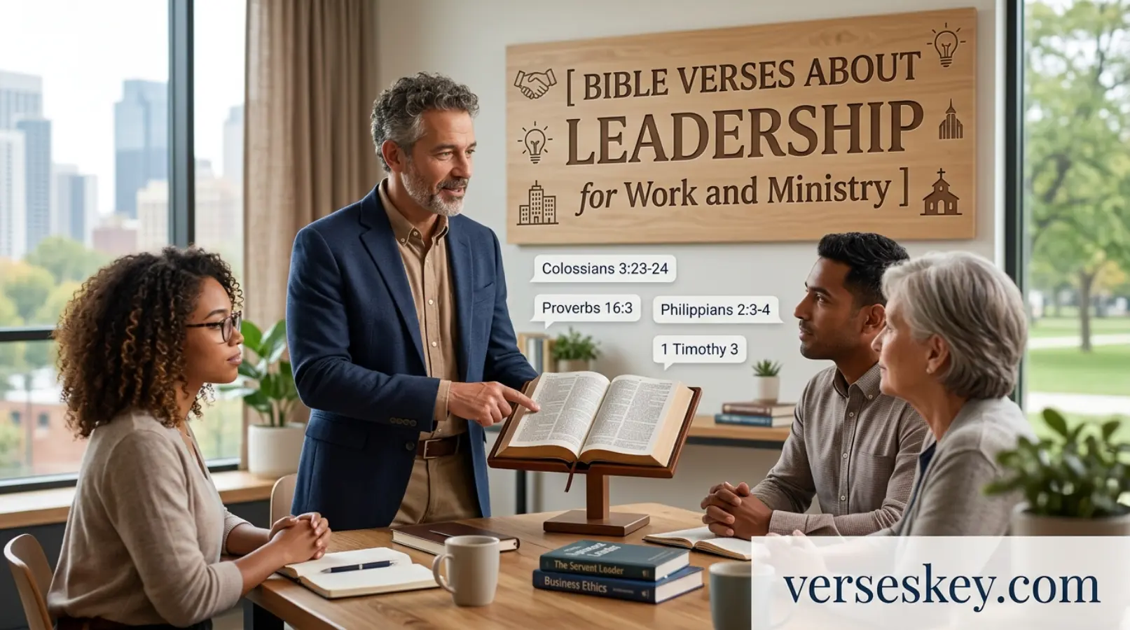 Bible Verses About Leadership for Work and Ministry