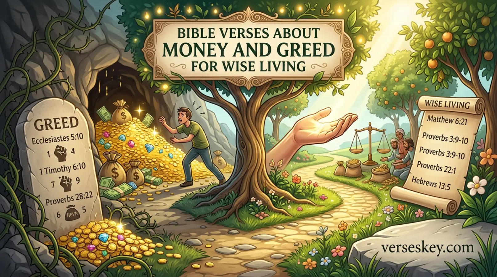 Bible Verses About Money and Greed for Wise Living