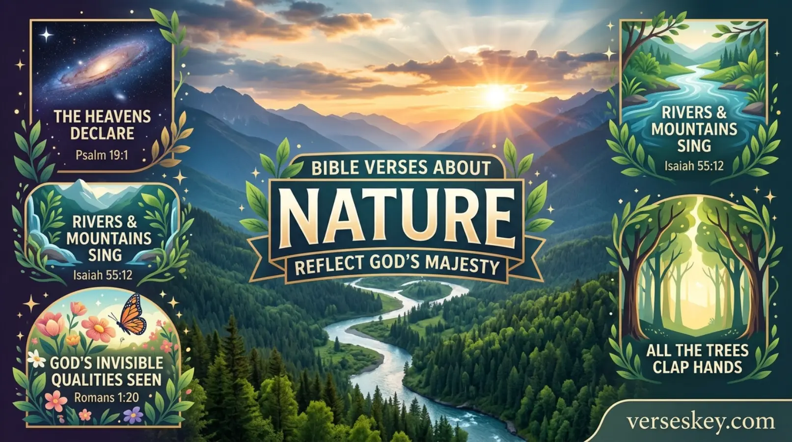 Bible Verses About Nature Reflect God's Majesty