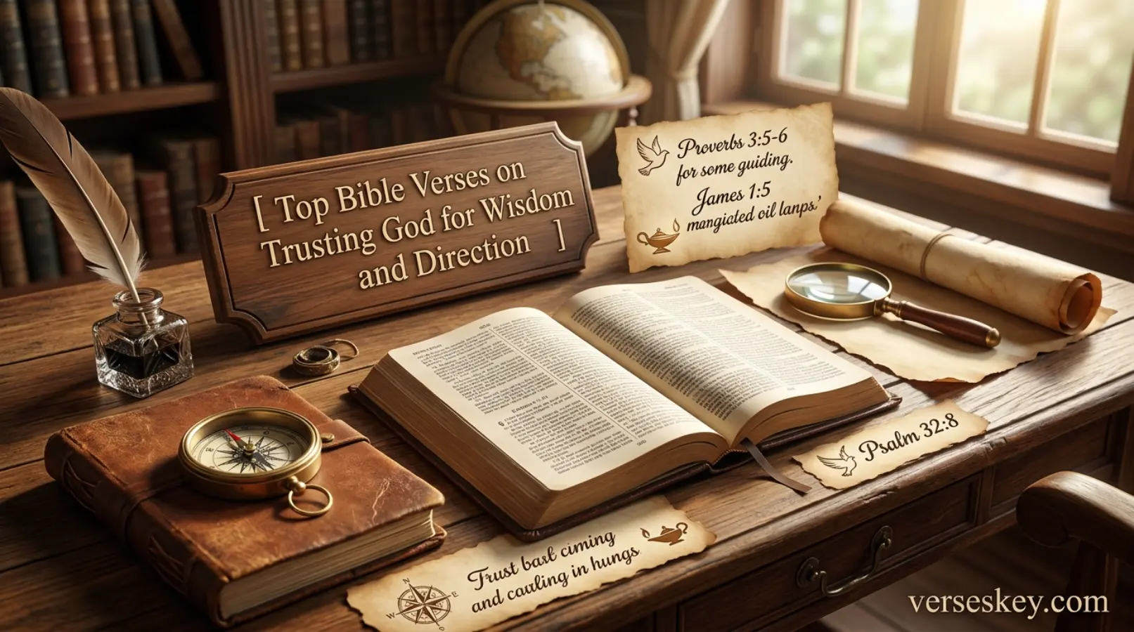 Top Bible Verses on Trusting God for Wisdom and Direction