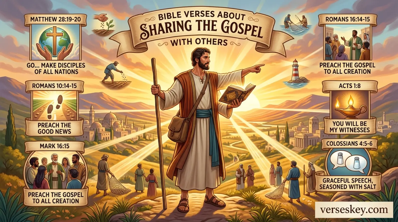Bible Verses About Sharing the Gospel With Others