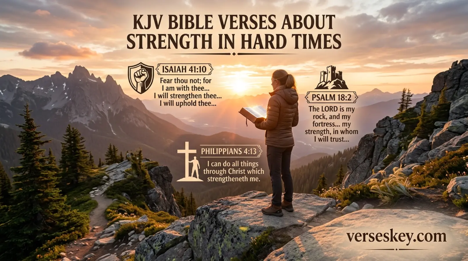 KJV Bible Verses About Strength in Hard Times