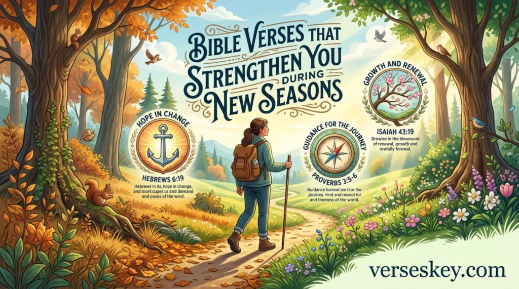 Bible Verses That Strengthen You During New Seasons