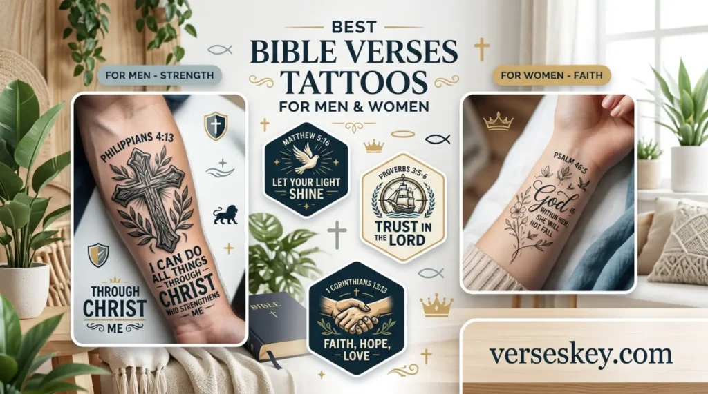 Best Bible Verses Tattoos for Men
