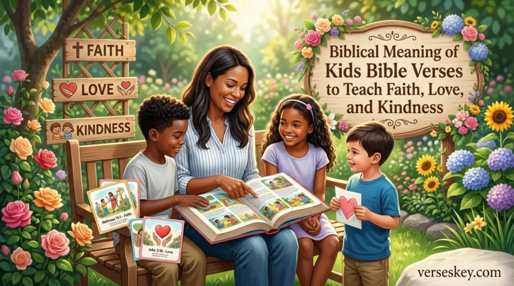 Biblical Meaning of Kids Bible Verses to Teach Faith, Love, and Kindness