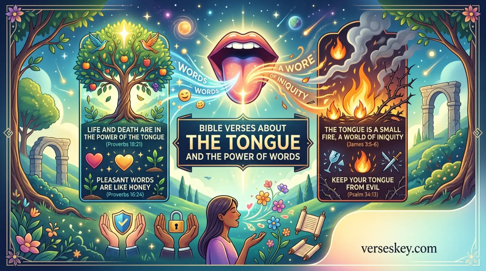 Bible Verses About the Tongue and the Power of Words