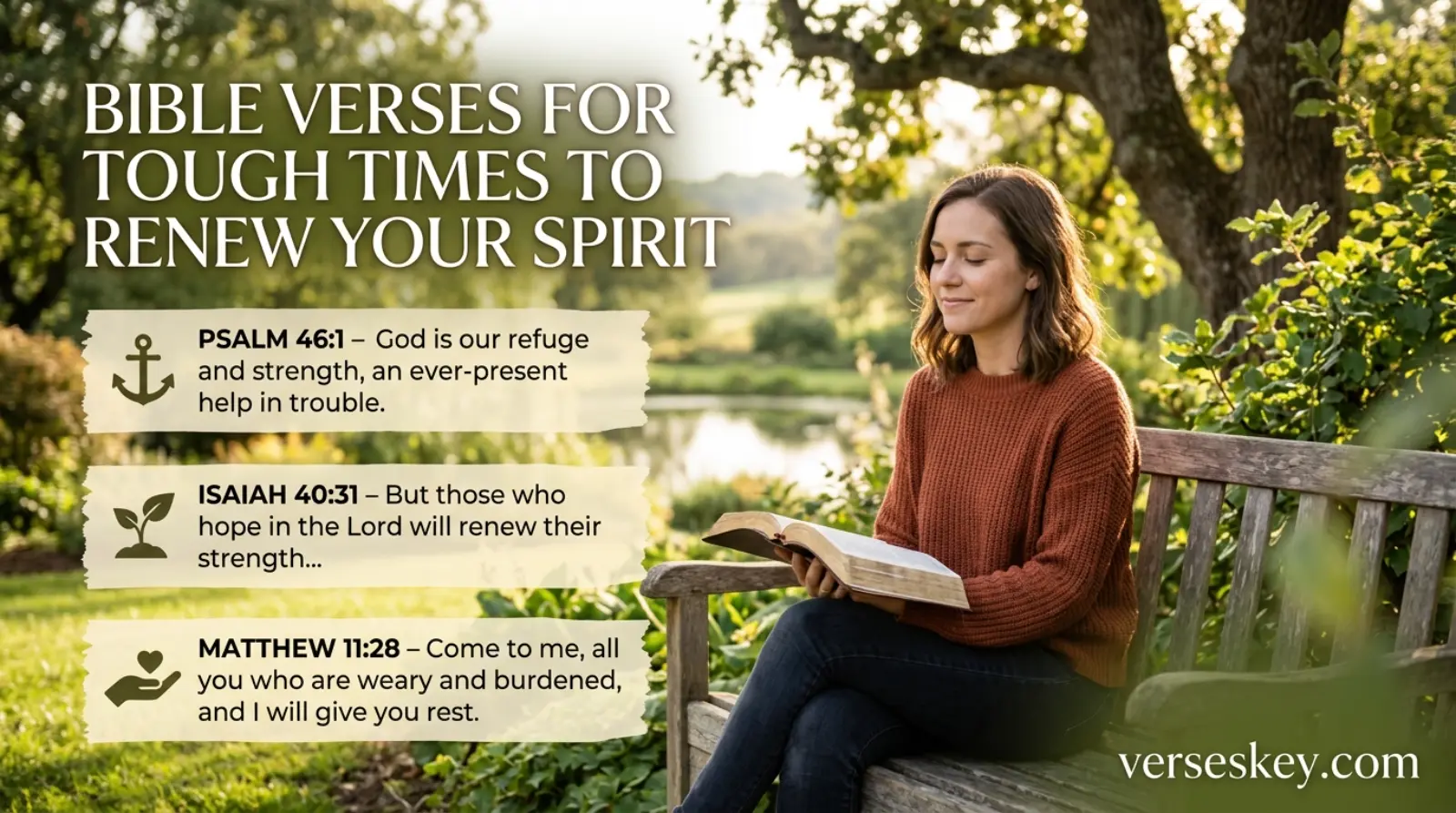 Bible Verses About Trust and Faith in Difficult Times