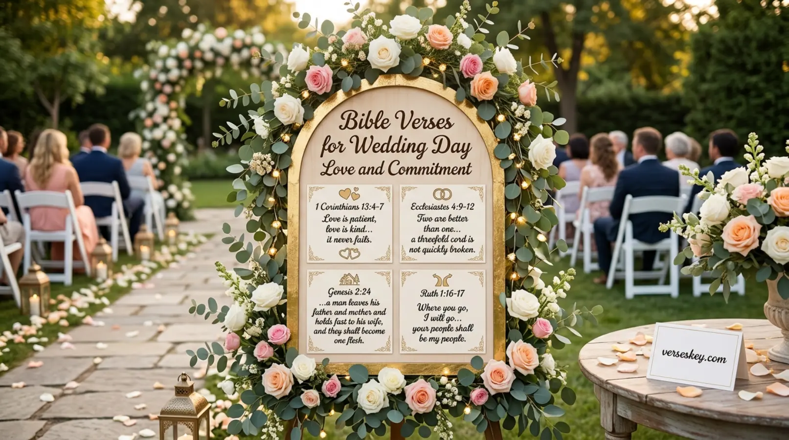Bible Verses for Wedding Day Love and Commitment
