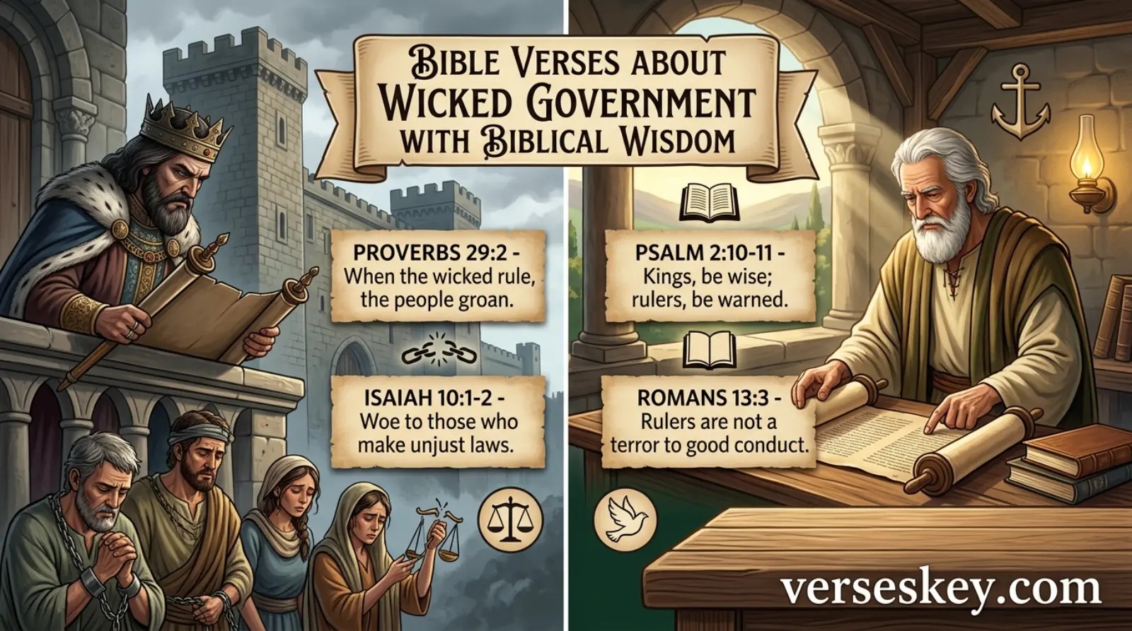 Bible Verses About Wicked Government With Biblical Wisdom