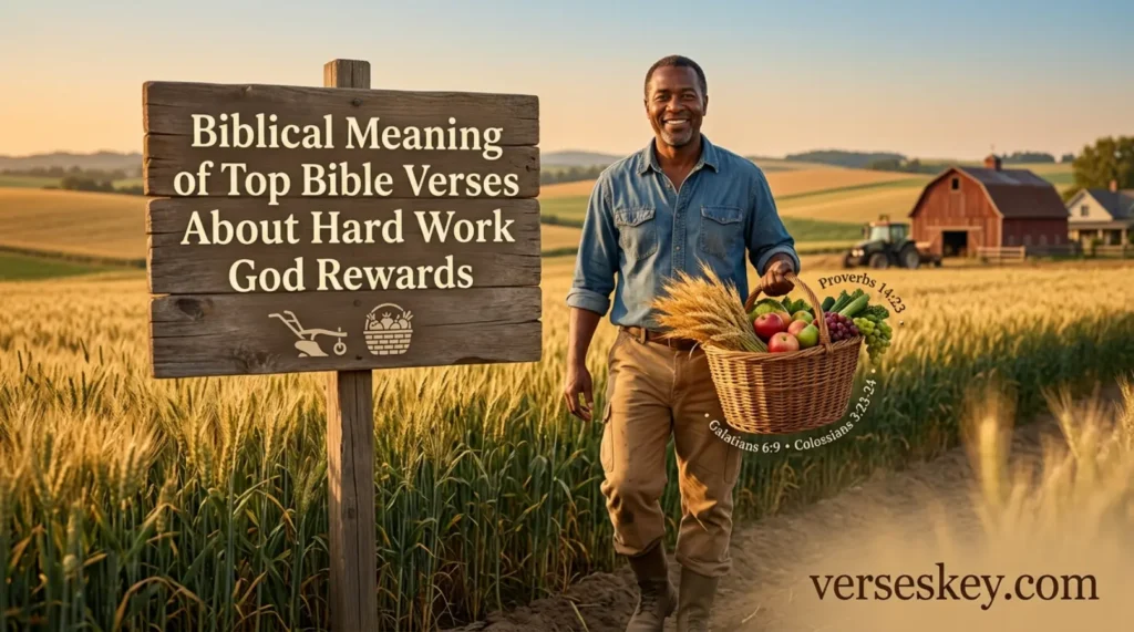 Biblical Meaning of Top Bible Verses About Hard Work