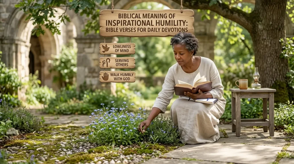 Biblical Meaning of Inspirational Humility Bible Verses