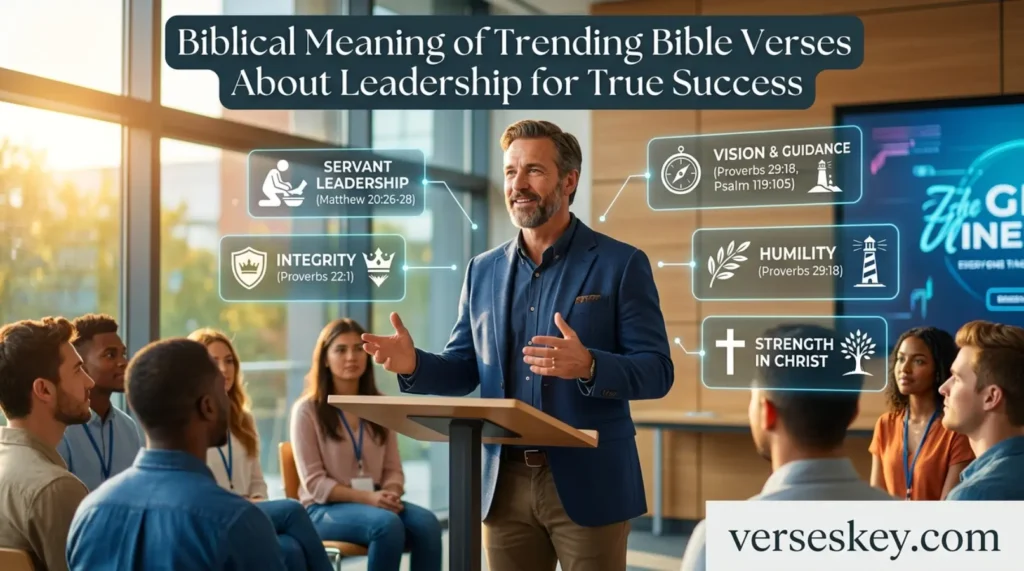 Biblical Meaning of Trending Bible Verses About Leadership